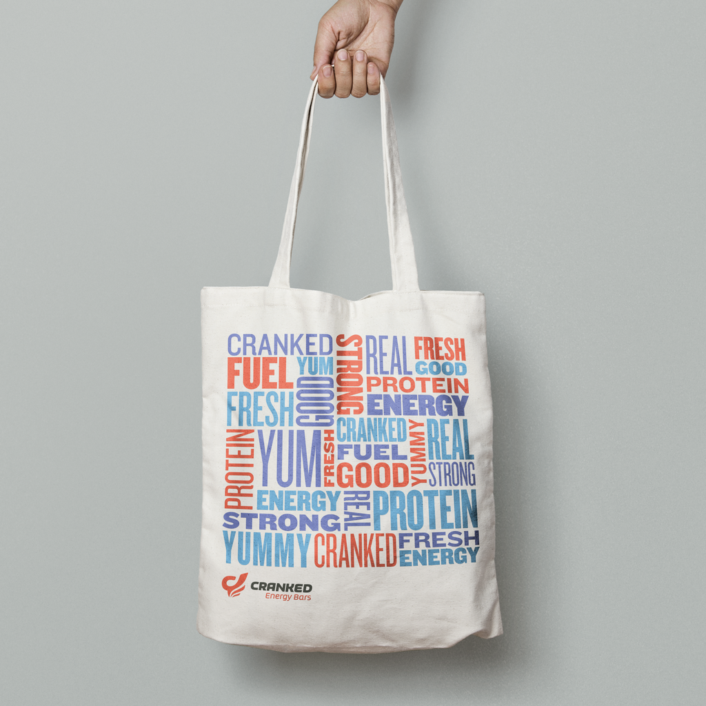 Tote Bag Cranked Energy Bars