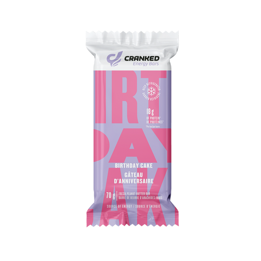 birthday cake Cranked Energy Bar