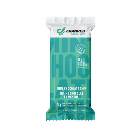 Mint chocolate chip Cranked Energy Bar