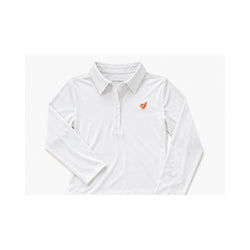 Uv protected long sleeve polo golf shirt