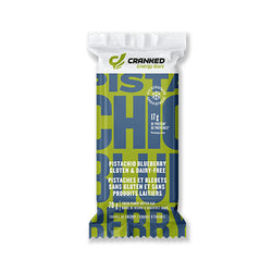 Pistachio blueberry cacao gluten-friendly cranked energy bar