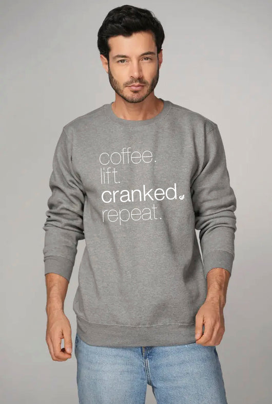 Limited Edition Crewneck - Coffee LIFT Cranked Repeat